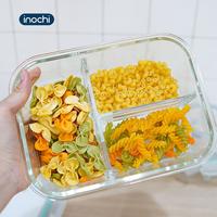 Gambar Nikko Kotak Makan Kaca Sekat 2 &3 Bekal Lunch Box Glass Food Container - square 2 sekat dari Healthy Corner Shops undefined 4 Tokopedia