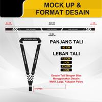 Gambar Custom Grosir Lanyard ID Card Tali Gantungan Name Tag 1,5cm & 2cm - 100-999 pcs dari Lanyard Studio Company undefined 2 Tokopedia