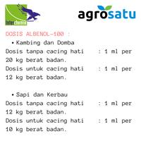 Gambar Obat Cacing Sapi Kambing Domba Cair ALBENOL 100 ml Oral Spektrum Luas dari Agro Satu undefined 5 Tokopedia
