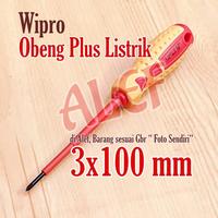 Gambar obeng listrik 1000V plus min 3 4 x 100 mm 10 cm wipro - Plus dari Alef undefined 3 Tokopedia