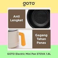 Gambar Goto Stova Electric Mini Pan Panci Listrik Fry Pan Portable Serbaguna - Khaki dari Goto.Indonesia undefined 5 Tokopedia