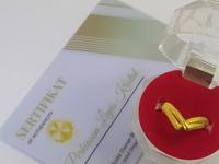 Gambar cincin lapis emas 24K dan lapis kristal motif V - lapis kristal, 9 dari LAPIS KRISTAL STORE undefined 3 Tokopedia
