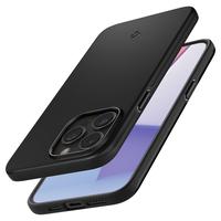 Gambar Spigen Thin Fit Case iPhone 15 Pro - Hard Casing Black Slim Cover 15p dari Logay Acc undefined 3 Tokopedia