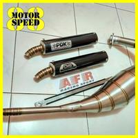 Gambar Knalpot ninja r rr ss stainless karbon merek CMS dan PDK dari 88 motor speed undefined 4 Tokopedia