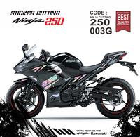 Gambar Sticker Lis Cutting Body Kawasaki Ninja ZX 250 FI 03 - 003 GOLD CHROME dari GUDANG STICKER 83 undefined 3 Tokopedia