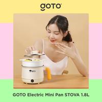 Gambar Goto Stova Electric Mini Pan Panci Listrik Fry Pan Portable Serbaguna - Khaki dari Goto.Indonesia undefined 4 Tokopedia