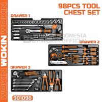 Gambar 98Pcs Tool Chest Set dari Wokin Indonesia undefined 4 Tokopedia