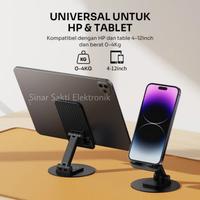 Gambar Stand Holder Hp Ipad Universal Robot Meja Rotasi 360 Derajat Rotate dari Sinar Sakti Elektronik Malang undefined 2 Tokopedia
