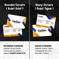 Gambar Cetak Kartu Nama 1 Sisi/2 Sisi Bahan Art Carton 310 + Kotak | EXPRESS - 1 SISI, TANPA LAMIT dari Upsize Digital Printing undefined 2 Tokopedia