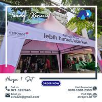 Gambar Tenda Kerucut Rangka Tebal Termasuk Branding dari ATR TERPAL & PRINTING undefined 4 Tokopedia