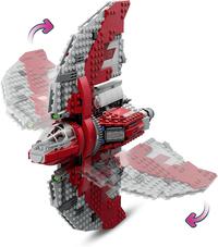 Gambar LEGO 75362 Star Wars Ahsoka Tano's T-6 Jedi Shuttle Set, Buildable Toy dari Jabrick Rumah LEGO undefined 4 Tokopedia