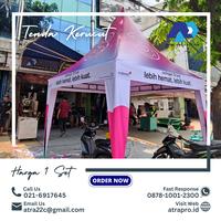 Gambar Tenda Kerucut Rangka Tebal Termasuk Branding dari ATR TERPAL & PRINTING undefined 1 Tokopedia