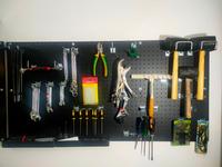 Gambar Wall Hanger Tools | Dinding Gantung Bengkel | Hanger Storage - 120x60cm, Hitam dari Car Care Kit undefined 1 Tokopedia