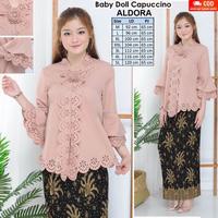 Gambar Atasan Kebaya Encim Modern Aneka Warna Kebaya Wisuda Mewah / Kebaya - Maroon, XL dari Galery Jakarta undefined 2 Tokopedia