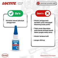 Gambar (Top) Henkel LOCTITE 406 Instant Adhesive Lem Instan Lem Super ORing dari fullgrey-7 undefined 4 Tokopedia