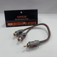 Gambar Kabel RCA Cabang Orca 1F2M / 1M2F / RCA Interconnect Cable - 1F2M dari KDV Automotive undefined 1 Tokopedia