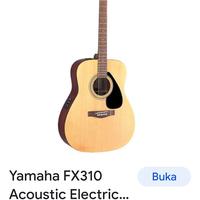 Gambar gitar akustik elektrik Yamaha fx310 original second dari Gengki gengkian undefined 1 Tokopedia
