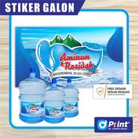 Gambar Stiker Label Galon : - Ukuran : 15 x 9 cm ( Minimail Order 20pcs dan K dari pakdhe desain undefined 1 Tokopedia