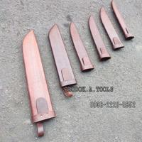 Gambar Sarung Pisau Cap Garpu 4 5 6 7 8 9 10 Inch Sarung Pisau Kulit Asli - 9 Inch dari G Abah Tools undefined 3 Tokopedia
