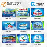 Gambar Stiker Label Galon : - Ukuran : 15 x 9 cm ( Minimail Order 20pcs dan K dari pakdhe desain undefined 4 Tokopedia