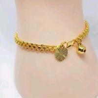 Gambar Gelang tangan titanium gold motif tikar perhiasan wanita anti karat dari MUTIARA99 OLSHOP undefined 1 Tokopedia