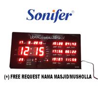 Gambar SONIFER Jam Adzan Otomatis Jam Sholat Digital FREE REQUEST NAMA dari Sonifer Indonesia undefined 1 Tokopedia