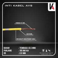 Gambar Kabel Bintik Otomotif 0.5MM x 100M Serabut Untuk Mobil & Motor - Merah dari Kabelindo Jaya undefined 3 Tokopedia