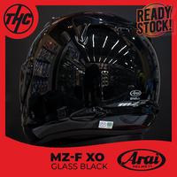 Gambar ARAI MZF XO BLACK GLOSSY HALF FACE ORIGINAL PREMIUM HELMET dari THC Helmets undefined 3 Tokopedia
