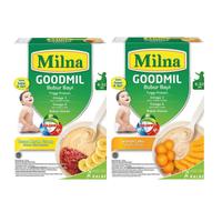 Gambar MILNA BUBUR GOODMIL BAYI BERAS MERAH PISANG 6+ 120 G PORRIDGE BABY - BERAS PISANG dari Asia Grocery undefined 1 Tokopedia