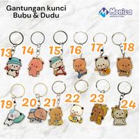 Gambar Gantungan kunci Dudu & Bubu dari Monica Akrilik Store undefined 2 Tokopedia