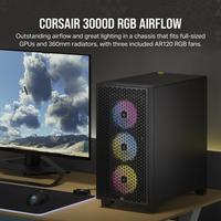 Gambar CASING CORSAIR 3000D RGB AIRFLOW - Mini ITX, MATX, ATX - BLACK dari Toko Expert Komputer undefined 2 Tokopedia