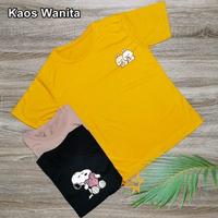 Gambar Kaos Cewek / Baju Wanita / Kaos Santai - 3pcs M dari Amirah Star undefined 3 Tokopedia