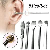 Gambar Korek Kuping Set 5 in 1 Stainless - Alat Pembersih Telinga stainless dari LioCell_NEW undefined 3 Tokopedia