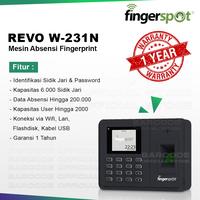 Gambar Mesin Absensi Fingerspot Revo W-231N Fingerprint Sidik Jari LAN Wifi dari Barcode Store Solutions undefined 2 Tokopedia