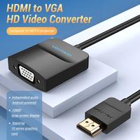 Gambar Vention HDMI TO VGA Converter HDMI-MALE VGA-FEMALE - ACP dari silicon ONE Computer undefined 2 Tokopedia
