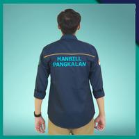 Gambar Kemeja Kerja Bordir Seragam Pria Pns Baju Kerja Atasan Pdh Seragam dari anvfashionseragamku undefined 4 Tokopedia