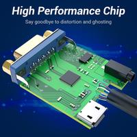 Gambar Vention HDMI TO VGA Converter HDMI-MALE VGA-FEMALE - ACP dari silicon ONE Computer undefined 3 Tokopedia