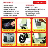 Gambar Sepeda Listrik Uwinfly D8S Pengganti DF8 Selis Uwinfly D8S New - White dari Bogor Solution Electronic undefined 5 Tokopedia