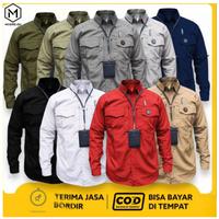 Gambar Baju Kemeja Tactical Outdoor Pria Seragam Kerja Lapangan M-Tac W-Tac - Army, L dari Eliter Workwear undefined 3 Tokopedia