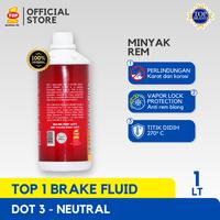 Gambar Minyak Rem TOP 1 BRAKE FLUID (DOT 3) NATURAL | 1 Liter dari TOP 1 SHOP_NEW undefined 2 Tokopedia