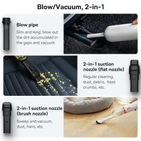 Gambar Baseus A2 PRO Wireless Vacuum Cleaner 6Kpa Penyedot Debu Mobil A2PRO - Putih dari Queen-id undefined 3 Tokopedia