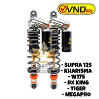 Gambar Shock VND AK 111 B1 Click Rebound 340mm Supra X 125 / RX King / Kharisma / W175 Motor Motorcycle - Hitam dari CROWN RACING undefined 4 Tokopedia