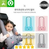 Gambar Boneka Bantal Mobil Seat belt - Bantal Sandaran Seat Belt Anak anak - Motif ungu dari shopNshipstore undefined 4 Tokopedia