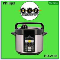 Gambar Philips HD2136 Electric Pressure Cooker 5L Presto Listrik HD2136/65 - HD-2136 dari Nia Home Electronic&#39;s undefined 1 Tokopedia