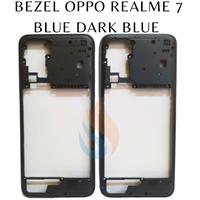 Gambar BEZEL FRAME TULANG TENGAH OPPO REALME 7 BLUE DARK BLUE - Biru dari MILE SPAREPART undefined 2 Tokopedia