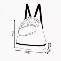 Gambar tas ransel serut renang anak multifungsi tahan air waterproof swimming - mermaid dari ohmykiddos undefined 2 Tokopedia