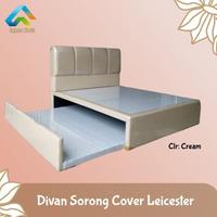 Gambar Tempat Tidur Dipan Divan Sorong Cover uk.160x200 Panjang Sorong 180cm dari Rumah Divan undefined 3 Tokopedia