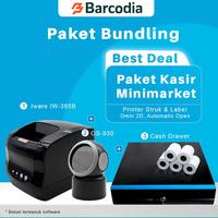 Gambar Paket Usaha Kasir Minimarket Printer Struk & Label harga dari Barcodia undefined 1 Tokopedia