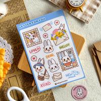 Gambar Petite Rabbit Original - Kiss-cut Sticker Set / Deco Planner Sticker - Ice Cream Shop dari Petite Rabbit Studio undefined 3 Tokopedia