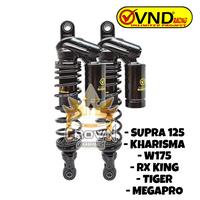 Gambar Shock VND AK 111 B1 Click Rebound 340mm Supra X 125 / RX King / Kharisma / W175 Motor Motorcycle - Hitam dari CROWN RACING undefined 5 Tokopedia